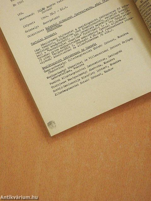 Tanulmányutak a mezőgazdasági tudományok területén