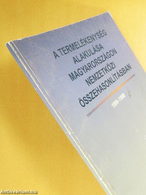 A termelékenység alakulása Magyarországon nemzetközi összehasonlításban 1990-1998