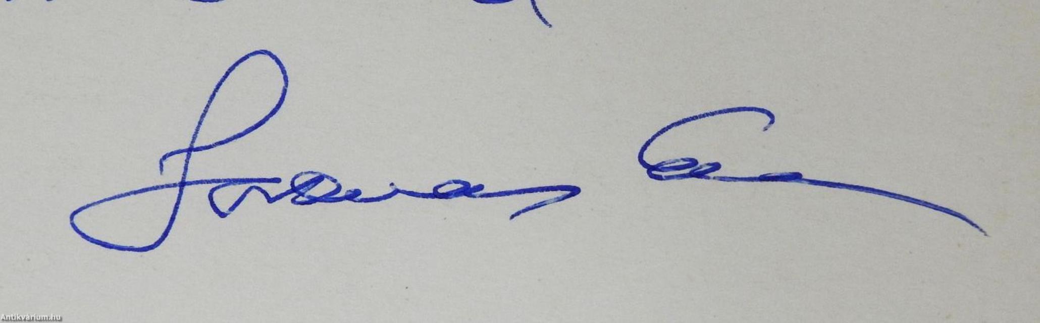 Válogatás napáldozattájban (dedikált példány)