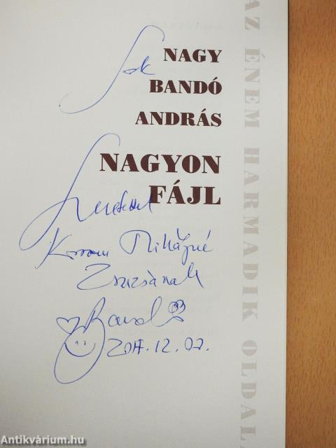Nagyon fájl (dedikált példány)
