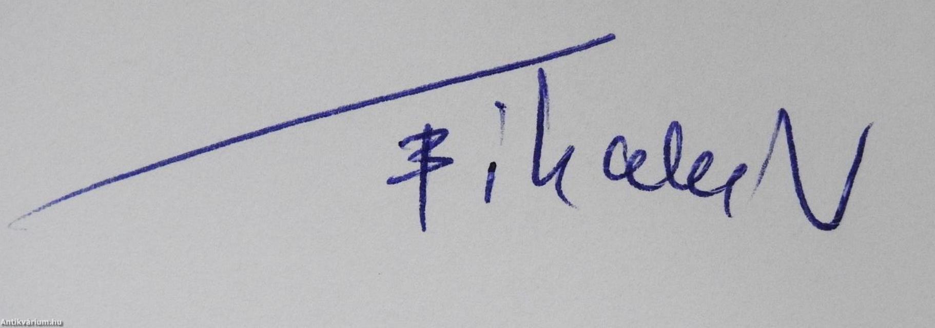 Az én és az énke (dedikált példány)