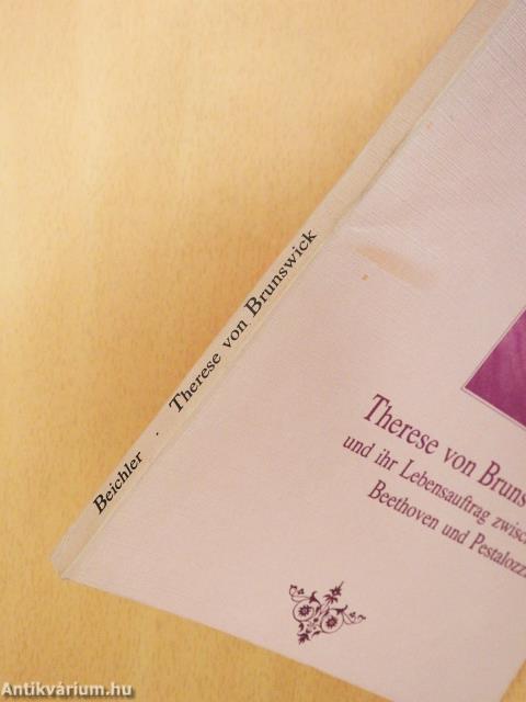 Therese von Brunswick (dedikált példány)