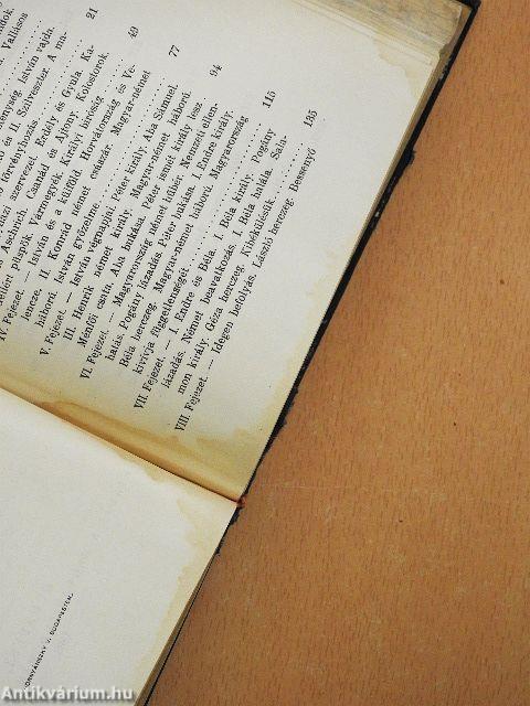 A magyar nemzet története az Árpádházi királyok alatt I-II.