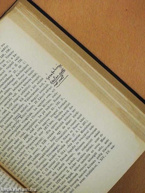 A magyar nemzet története az Árpádházi királyok alatt I-II.