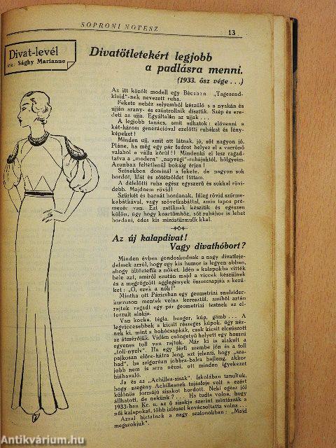 Soproni Notesz 1933/1-17.