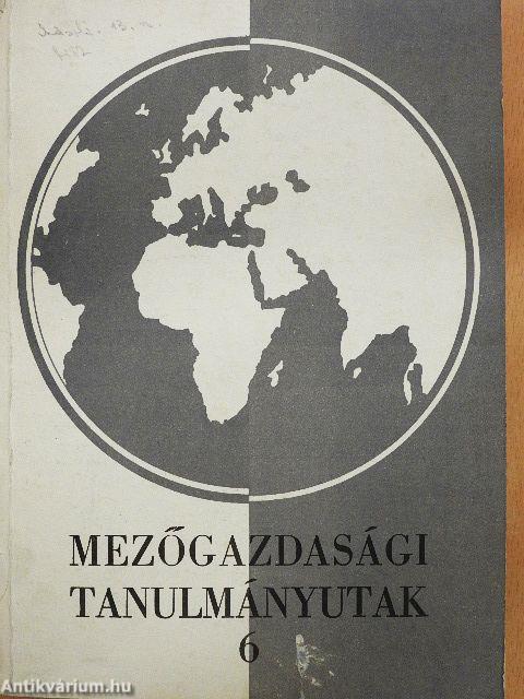 Tanulmányutak a mezőgazdasági tudományok területén
