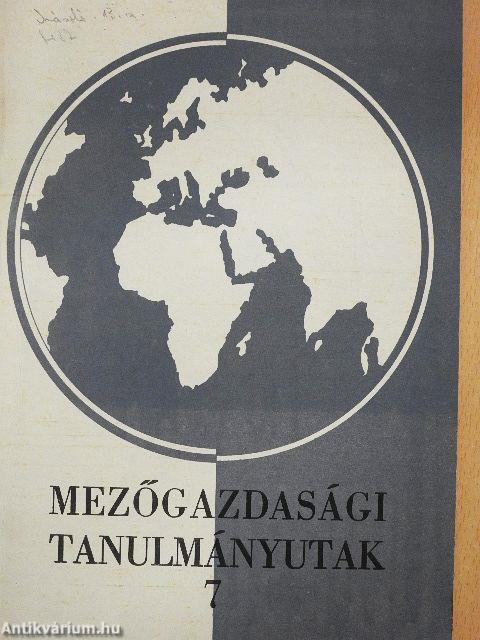 Tanulmányutak a mezőgazdasági tudományok területén