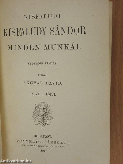 Kisfaludi Kisfaludy Sándor minden munkái I-VI. (töredék)