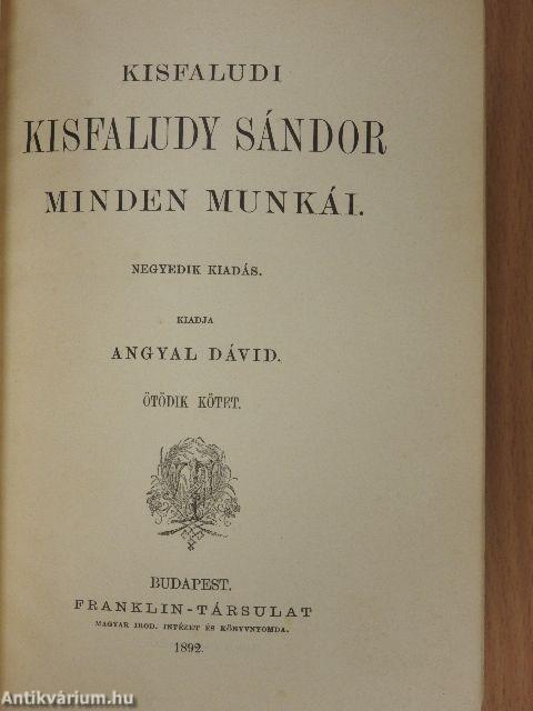 Kisfaludi Kisfaludy Sándor minden munkái I-VI. (töredék)