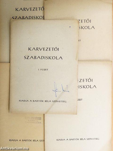 Karvezetői szabadiskola I-V. füzet