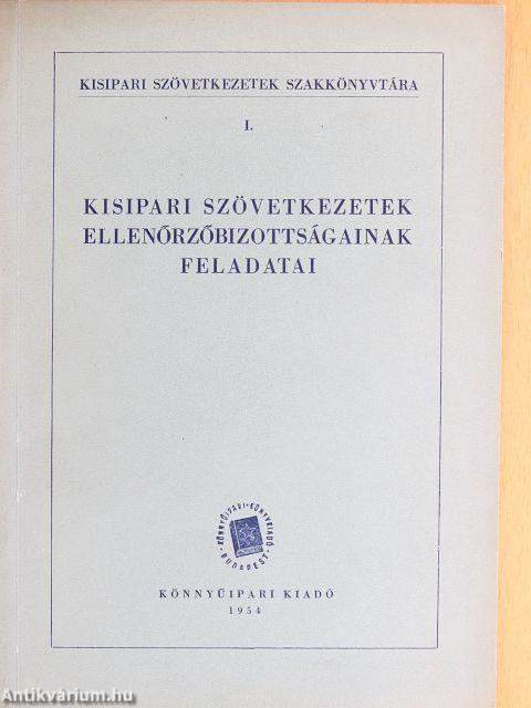 Kisipari szövetkezetek ellenőrzőbizottságainak feladatai