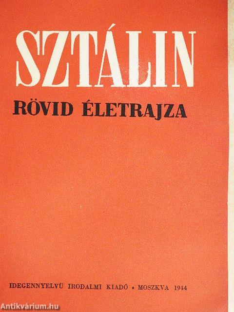 Sztálin rövid életrajza