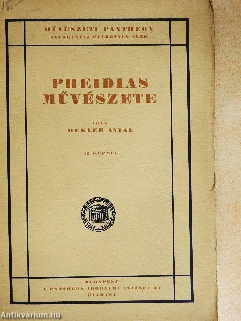 Pheidias művészete