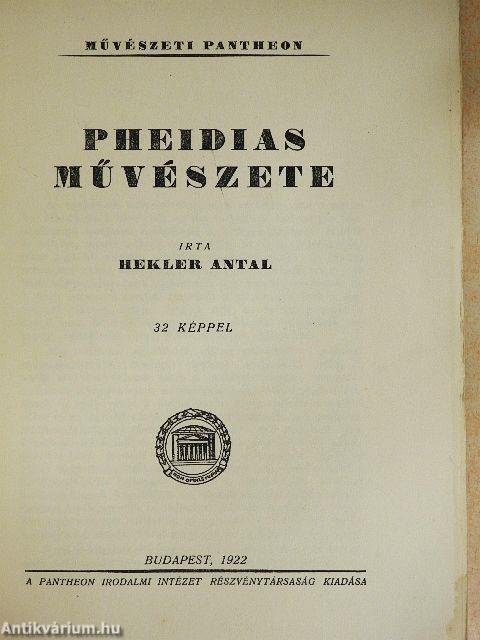 Pheidias művészete