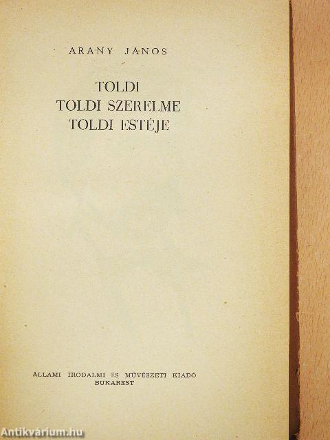 Toldi/Toldi szerelme/Toldi estéje