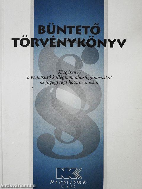 Büntető Törvénykönyv