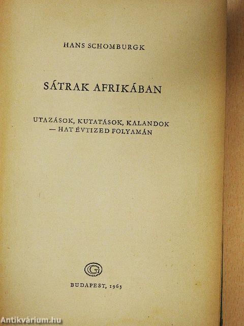 Sátrak Afrikában