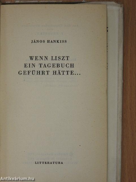 Wenn Liszt ein Tagebuch geführt hätte...