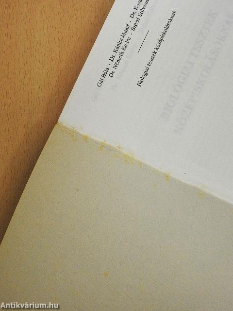 Biológiai tesztek középiskolásoknak