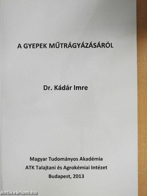 A gyepek műtrágyázásáról