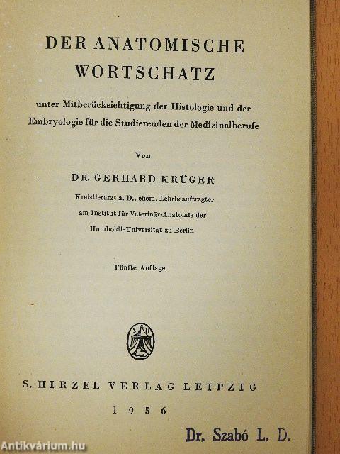 Der Anatomische Wortschatz