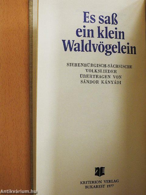 Egy kis madárka ül vala