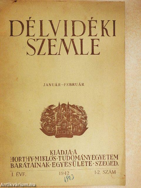 Délvidéki Szemle 1942. január-február