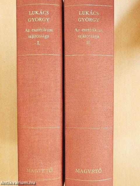 Az esztétikum sajátossága I-II.