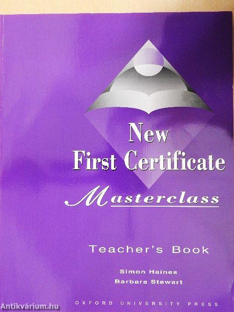 New First Certificate Masterclass - Teacher's Book