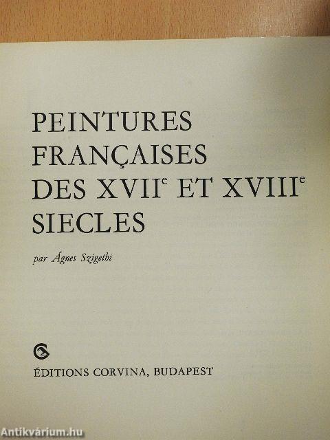 Peintures Francaises des XVIIe et XVIIIe Siecles