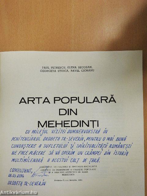 Arta Populara din Mehedinti