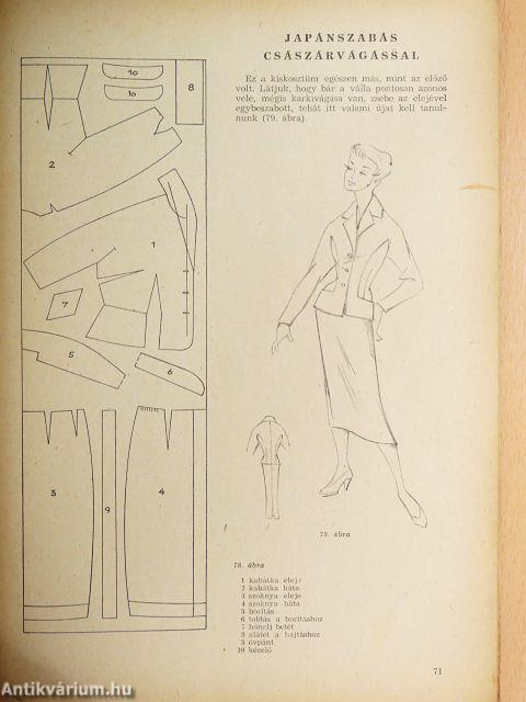 Női ruha- és kabátszabászat