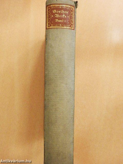 Goethes Werke in sechs Bänden I-VI. (gótbetűs)