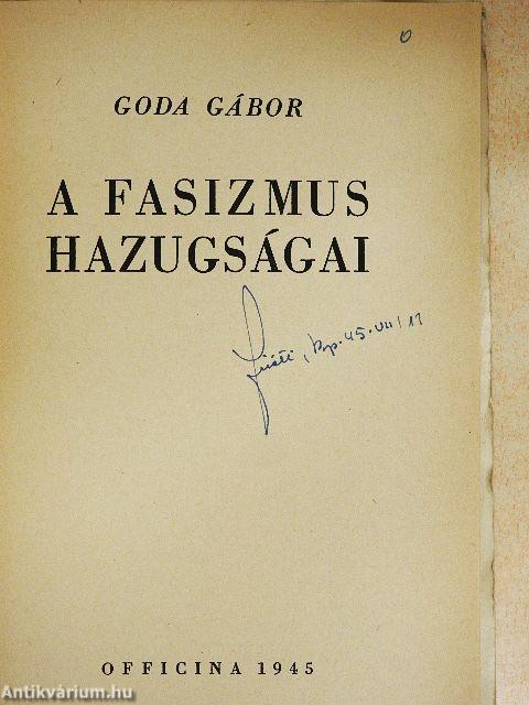 A fasizmus hazugságai