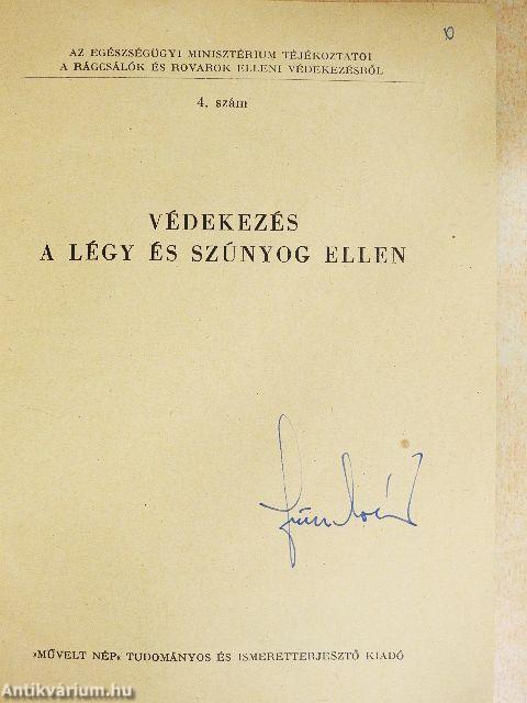 Védekezés a légy és szúnyog ellen
