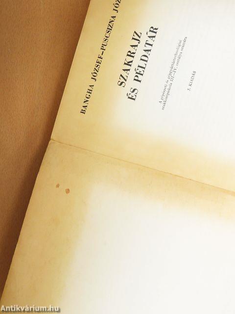 Szakrajz és példatár