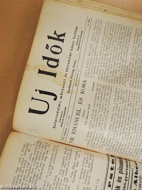 Uj Idők 1912-1913. (nem teljes évfolyam)