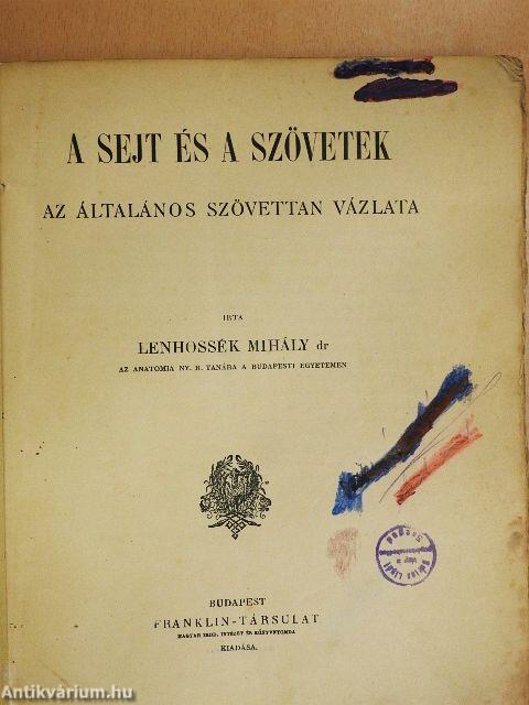 A sejt és a szövetek