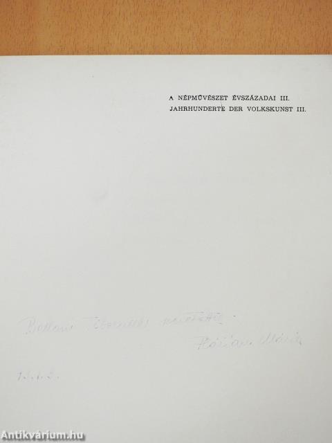 Népi építkezés (dedikált példány)