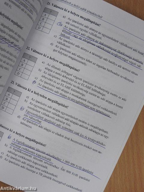 Adózási feladatok és megoldások