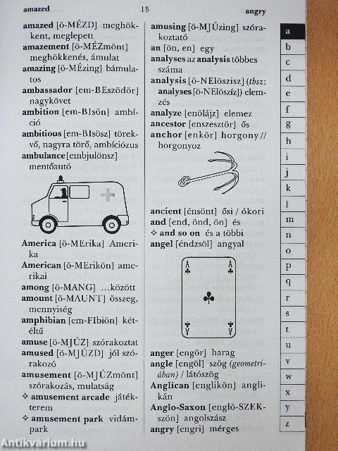 Angol-magyar alapszótár
