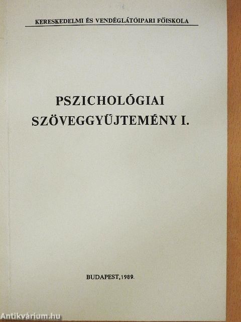 Pszichológiai szöveggyűjtemény I.