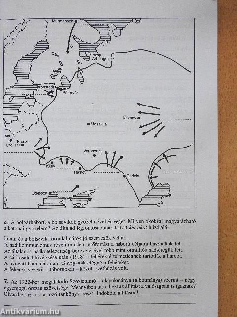 Feladatok, rejtvények történelemből 8.