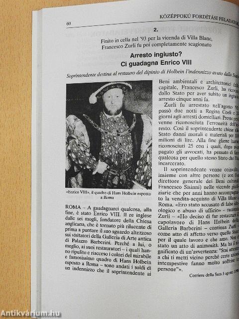 Gyakorlókönyv az olasz írásbeli nyelvvizsgához