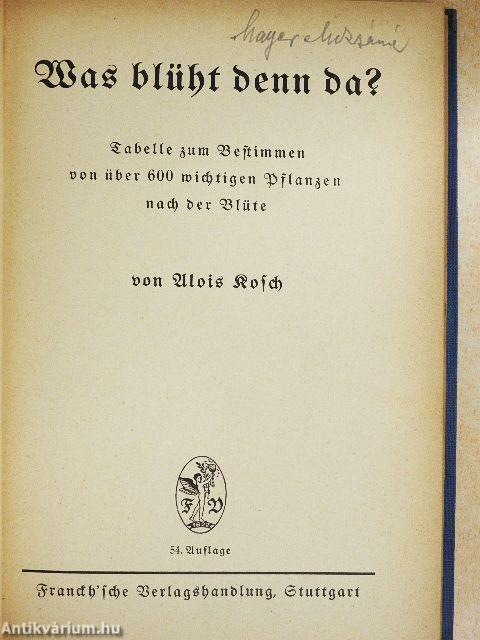 Was blüht denn da? (gótbetűs)