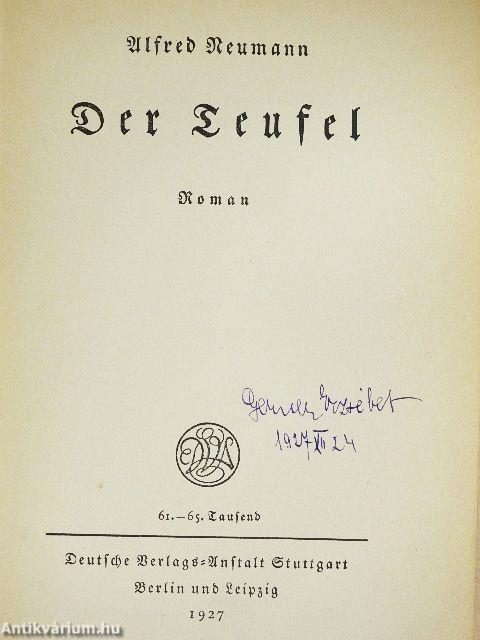 Der Teufel (gótbetűs)