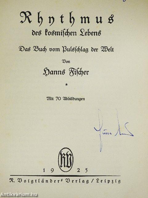 Rhythmus der kosmischen Lebens (gótbetűs)