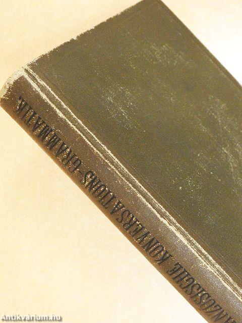 Französische Konversations-Grammatik I-II. (gótbetűs)