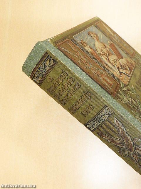 A Budapesti Ujságirók Egyesülete Almanachja 1906