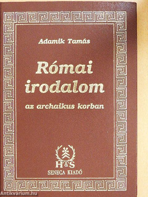 Római irodalom az archaikus korban